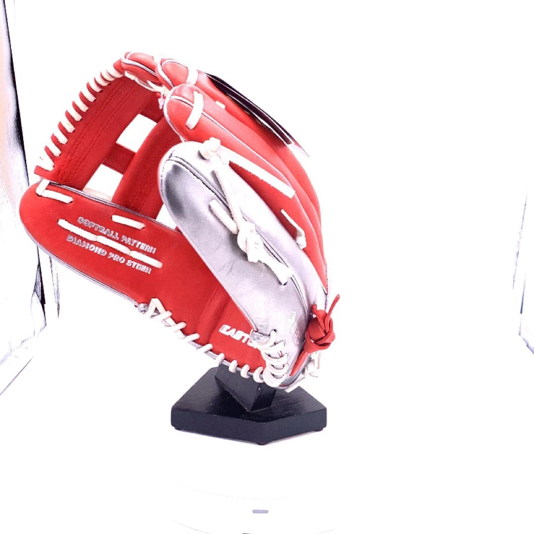 Smash It Sports Easton El Jefe Metallic Series-Red/Metallic Silver-12.5" Slowpitch Glove - Image 6