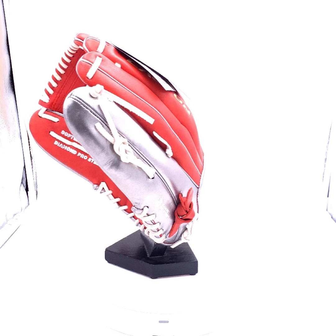 Smash It Sports Easton El Jefe Metallic Series-Red/Metallic Silver-12.5" Slowpitch Glove - Image 7