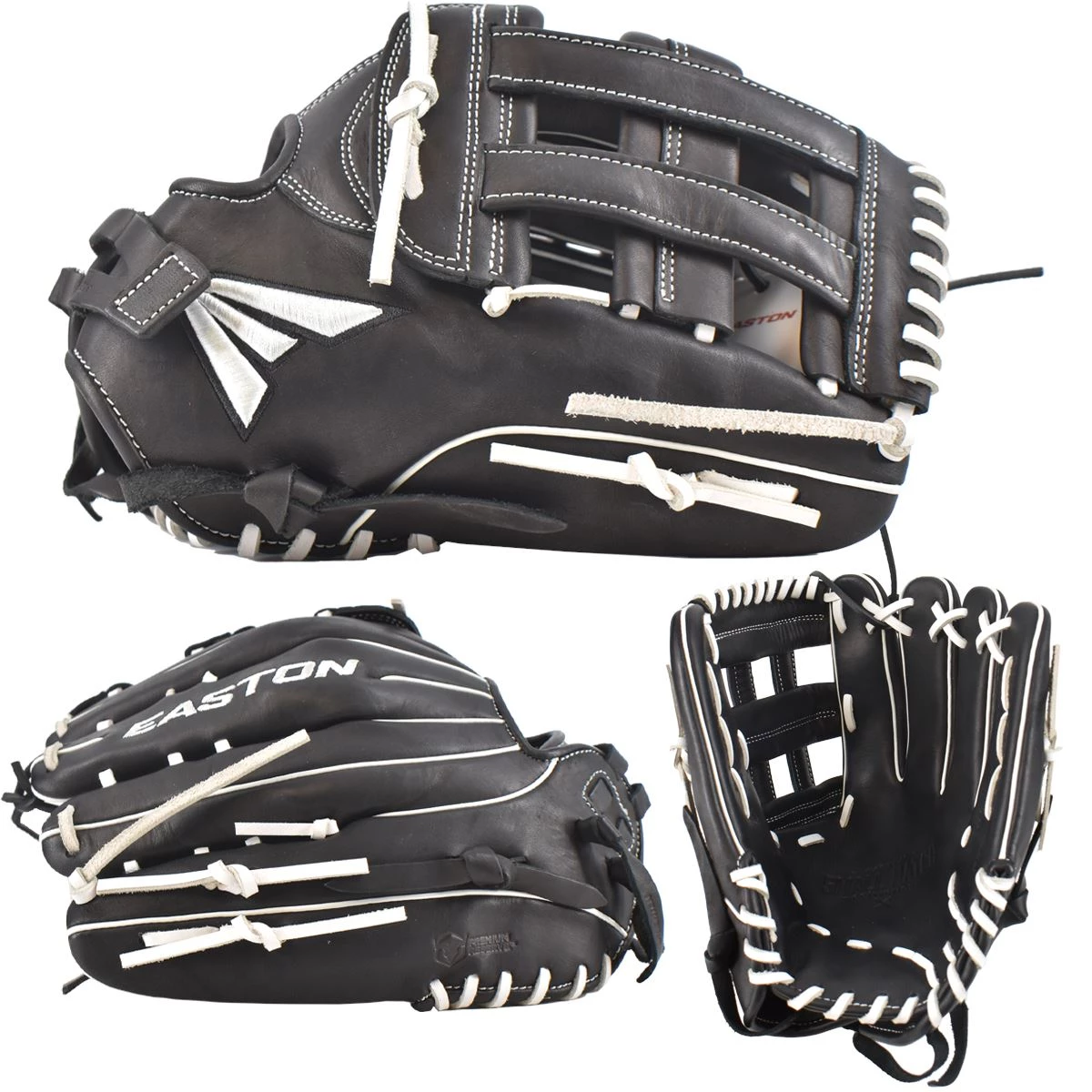 Smash It Sports 2022 Easton Small Batch No. 63 Slowpitch Softball Glove - Black/White