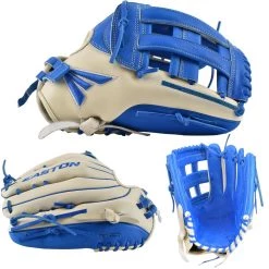 Smash It Sports 2022 Easton Small Batch No. 69 Slowpitch Softball Glove - Grey/Royal