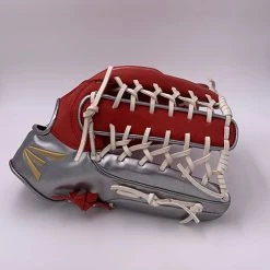 Smash It Sports Easton El Jefe Metallic Series-Red/Metallic Silver-13.5" Slowpitch Glove