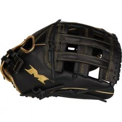 Smash It Sports Miken Black Gold PRO Series 13.5" Slowpitch Fielding Glove - PRO135-BG