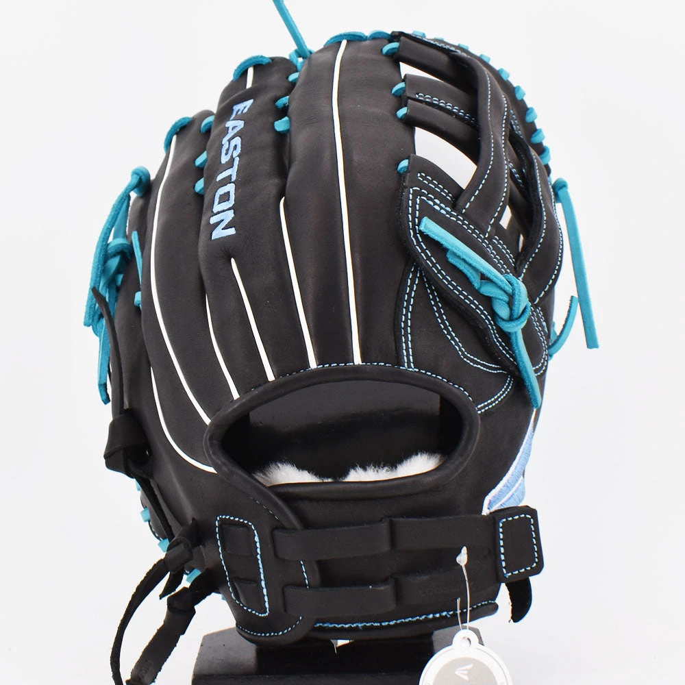 Smash It Sports Easton Small Batch No. 61 Slowpitch Glove Black/Columbia Blue - Image 3