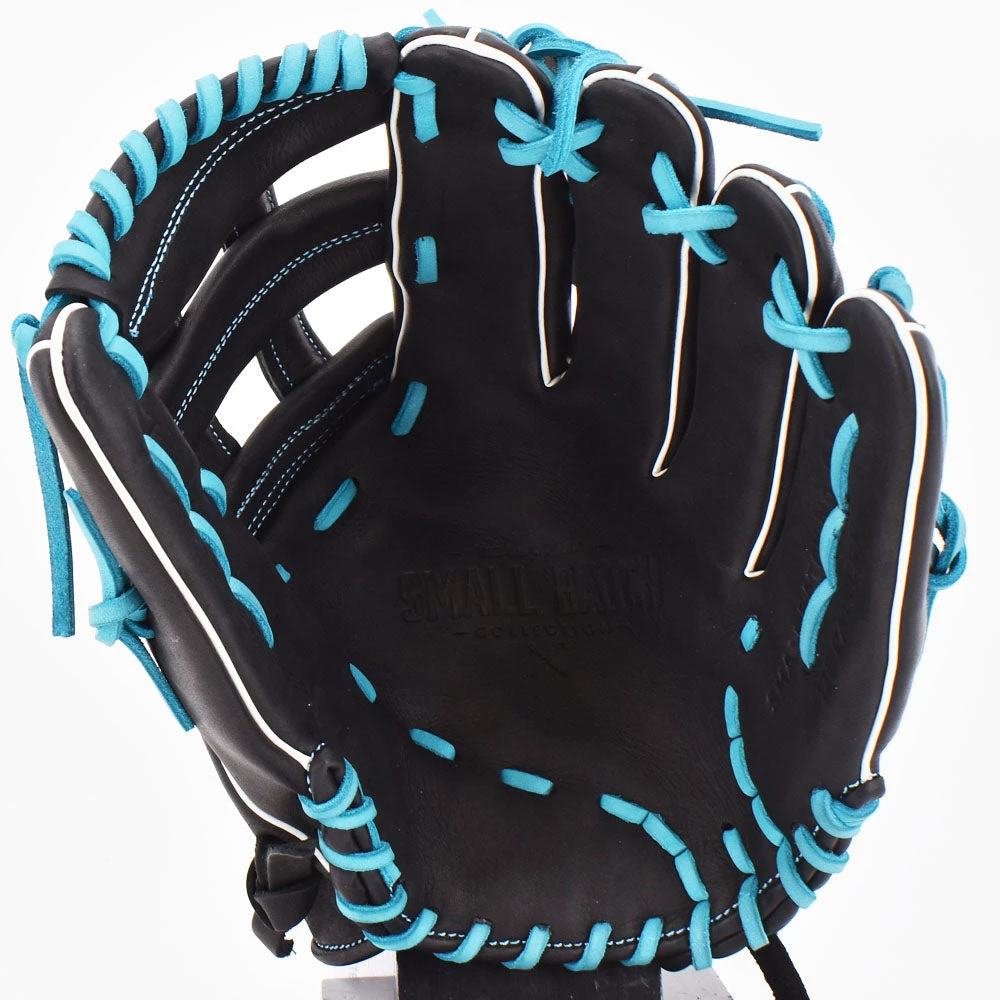 Smash It Sports Easton Small Batch No. 61 Slowpitch Glove Black/Columbia Blue - Image 4