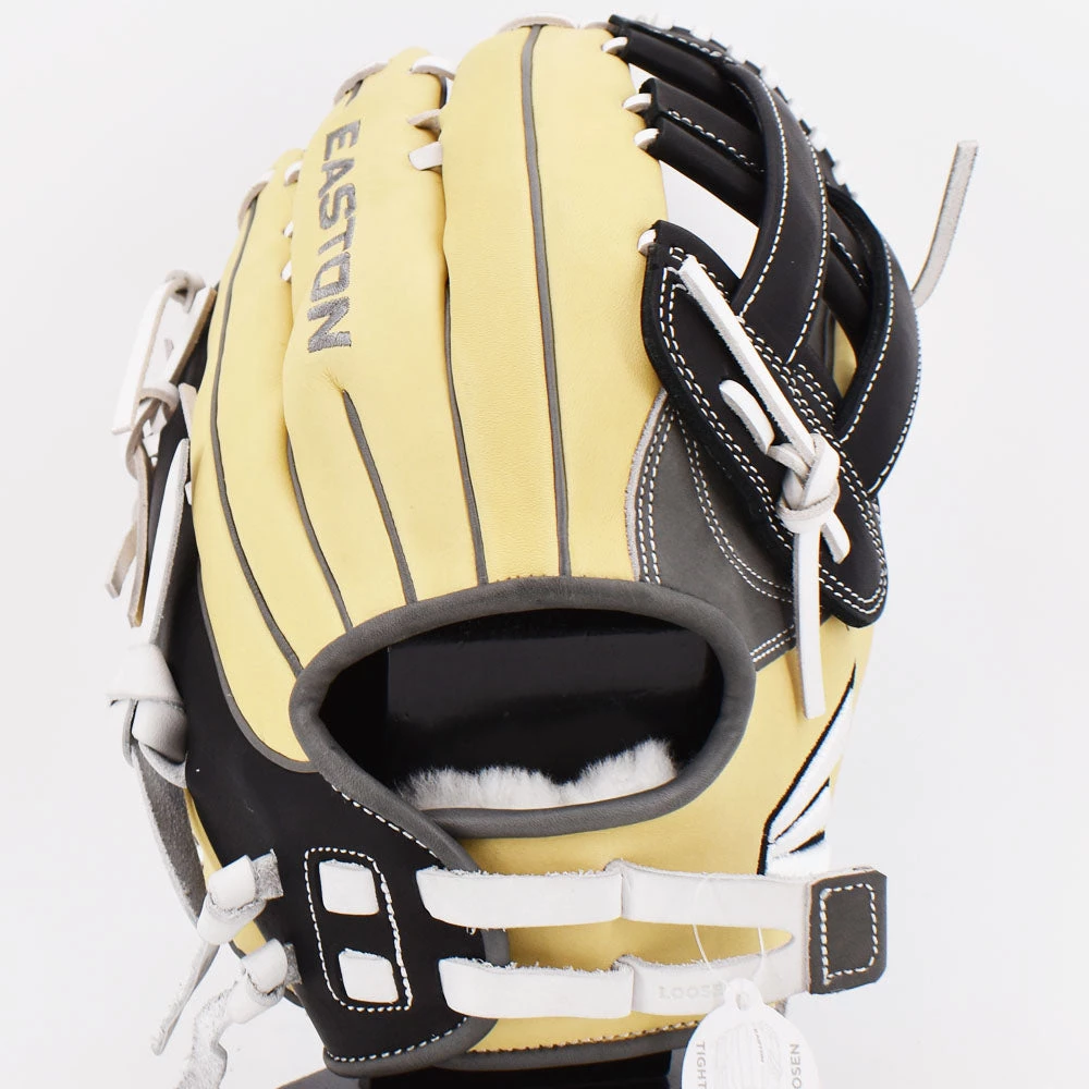 Smash It Sports Easton Small Batch No. 64 Slowpitch Glove Gray/Camel/White - Image 3