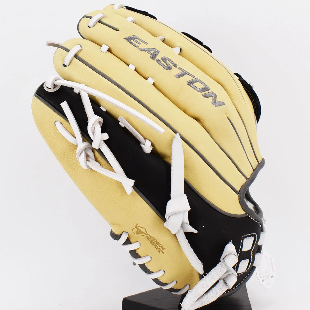 Smash It Sports Easton Small Batch No. 64 Slowpitch Glove Gray/Camel/White - Image 2