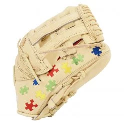 Smash It Sports Viper Limited Edition Leather Slowpitch Softball Fielding Glove – Autism Awareness