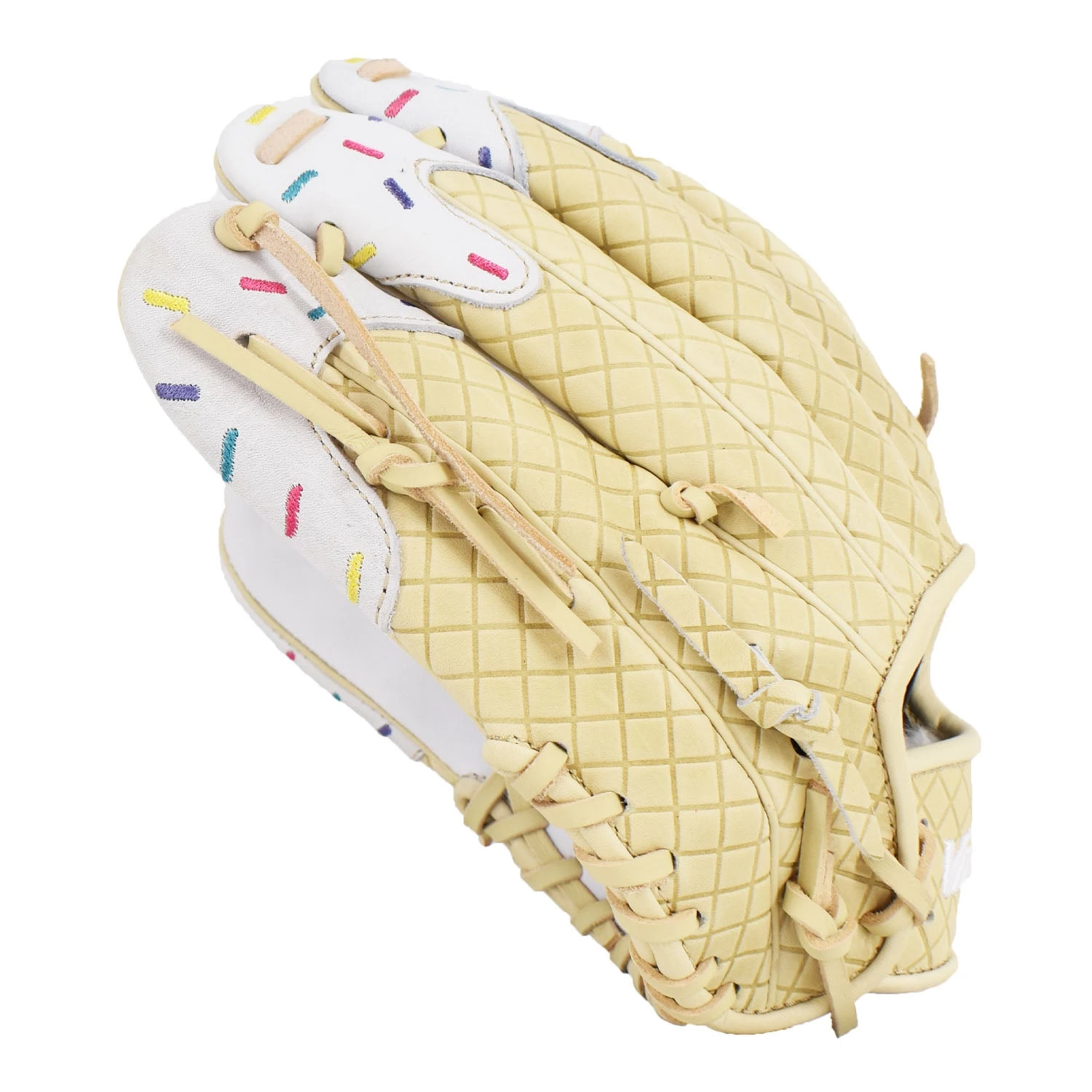 Smash It Sports Viper Limited Edition Leather Slowpitch Softball Fielding Glove β Ice Cream Drip - Image 2