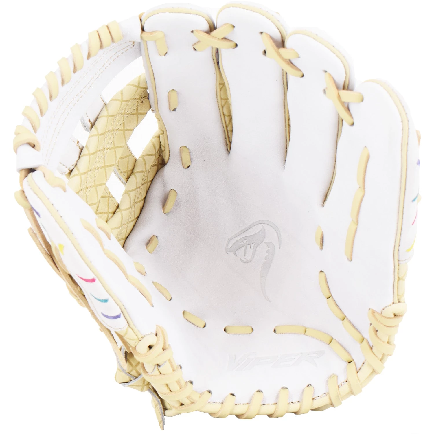 Smash It Sports Viper Limited Edition Leather Slowpitch Softball Fielding Glove β Ice Cream Drip - Image 3