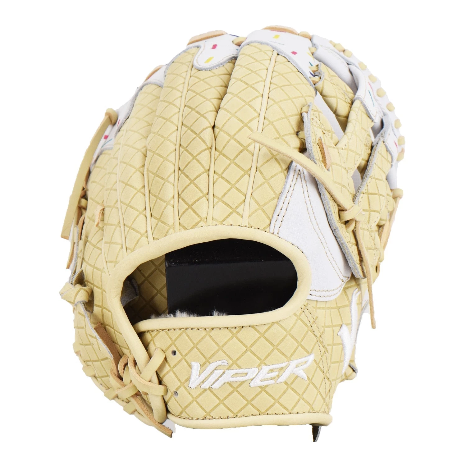 Smash It Sports Viper Limited Edition Leather Slowpitch Softball Fielding Glove β Ice Cream Drip - Image 4