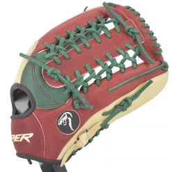 Smash It Sports Viper Japanese Kip Leather Slowpitch Softball Fielding Glove β Carmel Green Tan
