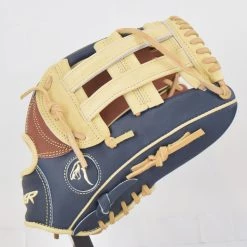 Smash It Sports Viper Japanese Kip Leather Slowpitch Softball Fielding Glove – Navy/Tan/Carmel