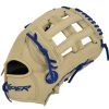 Smash It Sports Viper Japanese Kip Leather Slowpitch Softball Fielding Glove – Cream/Royal